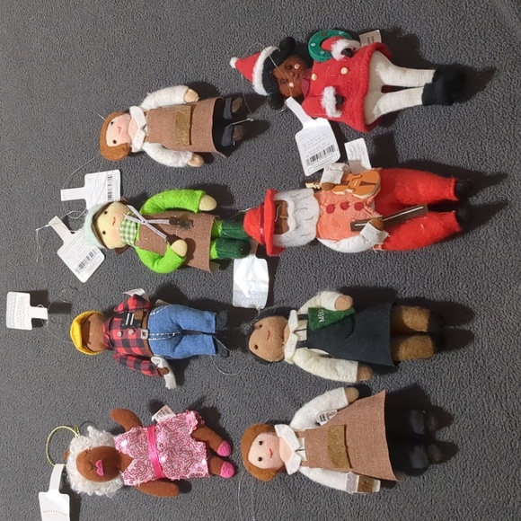 Wondershop Other - Lot of 8 Wondershop TARGET Felt Figurine ornaments NWT